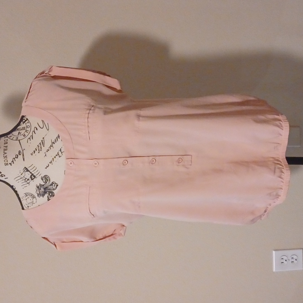 Loft soft pink blouse